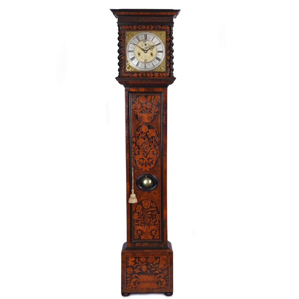 A FINE MARQUETRY LONGCASE CLOCK – SAMUEL BARROW – LONDON