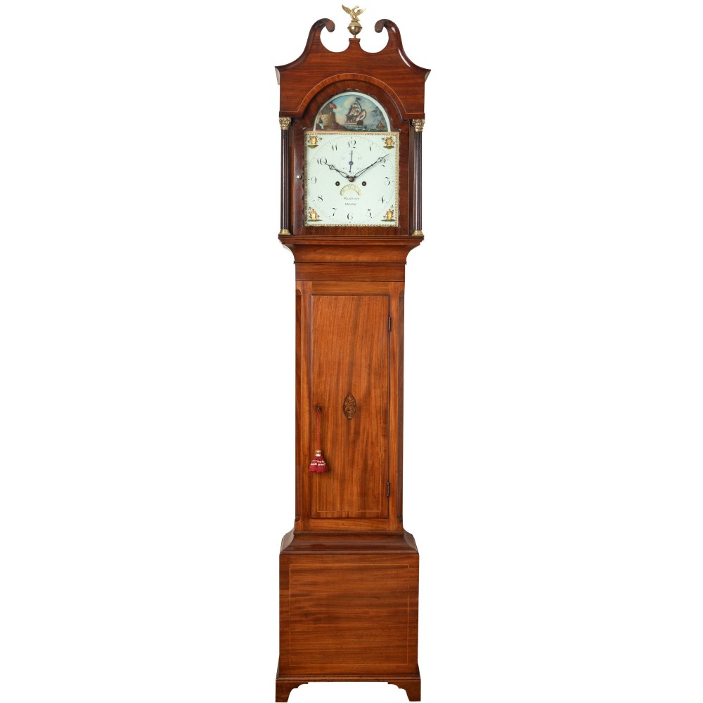 ROCKING SHIP AUTOMATA LONGCASE CLOCK – JOSEPH WESTCOTT – BRISTOL
