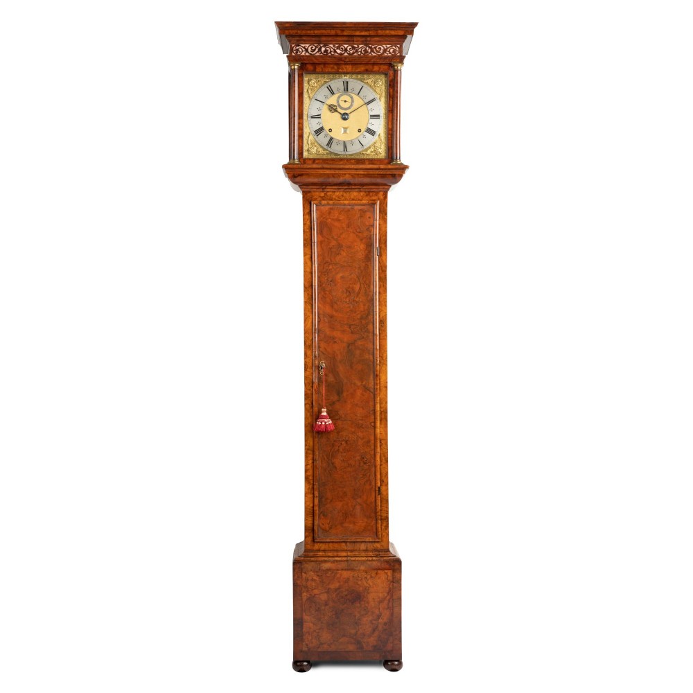 MONTH DURATION WALNUT LONGCASE CLOCK – JOHN KNIBB – OXFORD