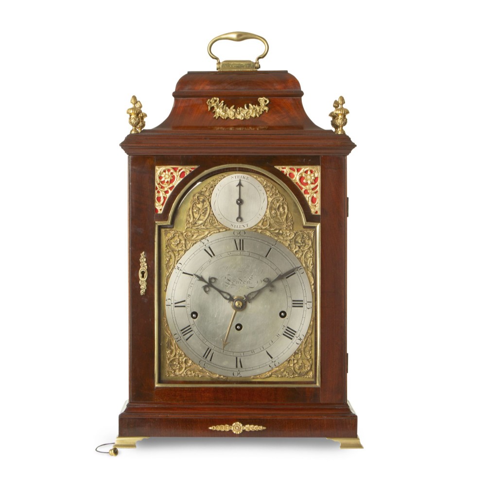QUARTER CHIMING BRACKET CLOCK - JOHN TAYLOR - LONDON