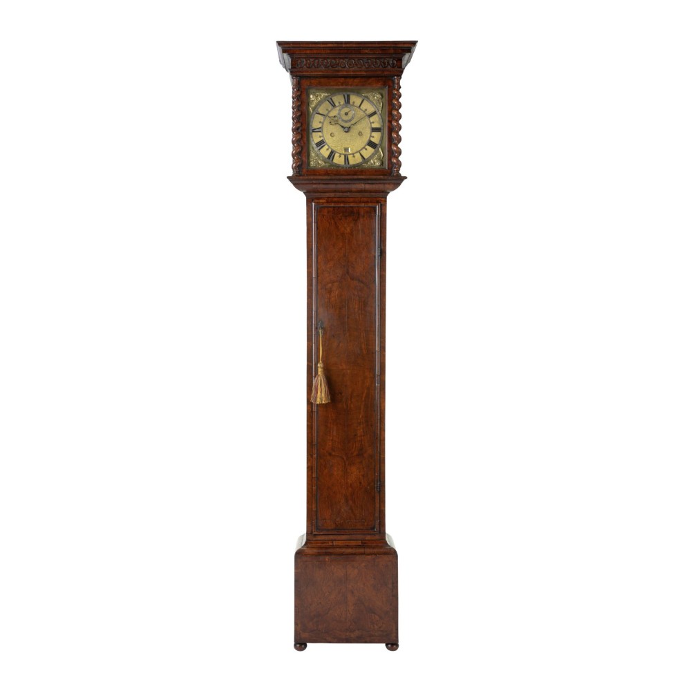 A VERY FINE AND RARE WALNUT 8-DAY LONGCASE CLOCK – JOSEPH KNIBB