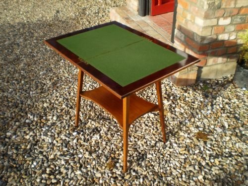 Card Table Edwardian Mahogany