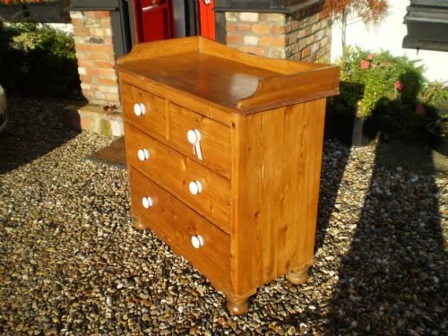 fig 1. chest of drawers Victorian pine