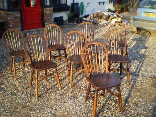 Chairs Windsor Kitchen Hoopback Victorian