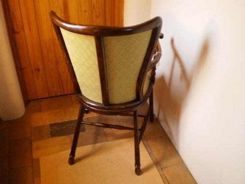 fig 1. Chair Edwardian upholstered