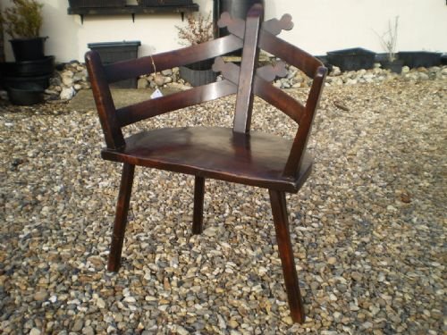 fig 1. Chair Irish boatbuilders chair late 19th century