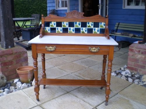 Washstand Victorian Art Nouveau