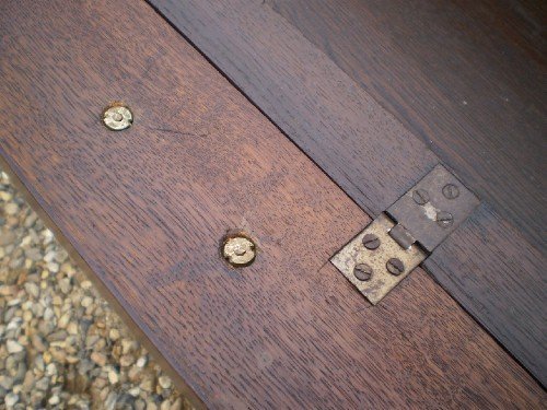 fig 3. Chest of drawers linen press George III Mahogany