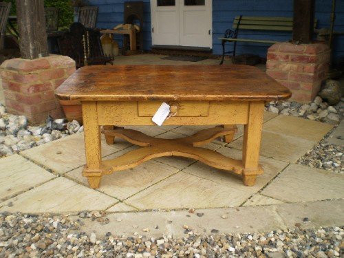 Table French Restauration Coffee Table Pine