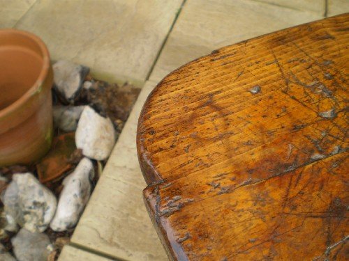 fig 2. Table French Restauration coffee table Pine