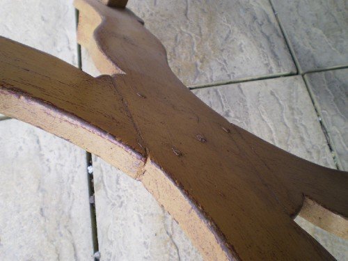 fig 3. Table French Restauration coffee table Pine