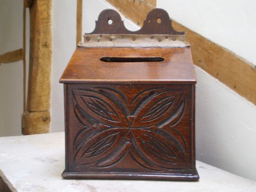 Suggestion Box Early 18th Century Oak