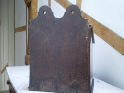 fig 2. Suggestion box early 18th century Oak
