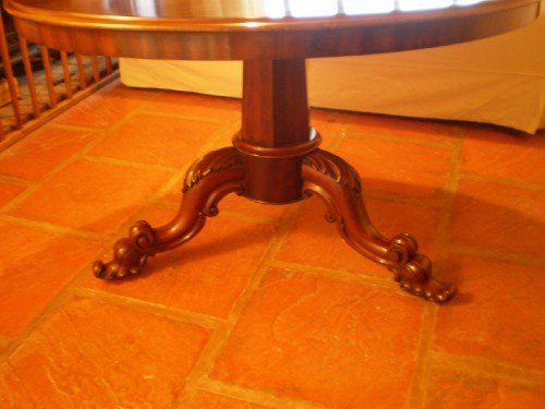fig 2. Table William IV Mahogany dining breakfast