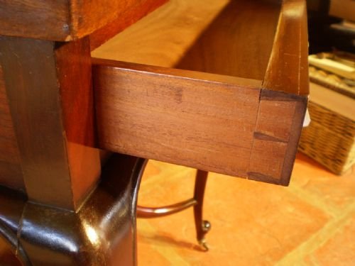 fig 4. Victorian Mahogany envelope card table