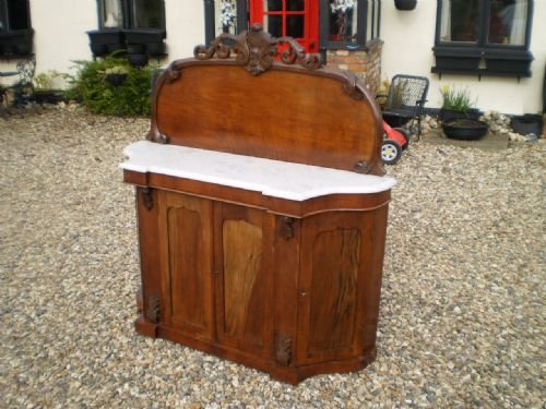 fig 1.
Sideboard Credenza Victorian Walnut and marble