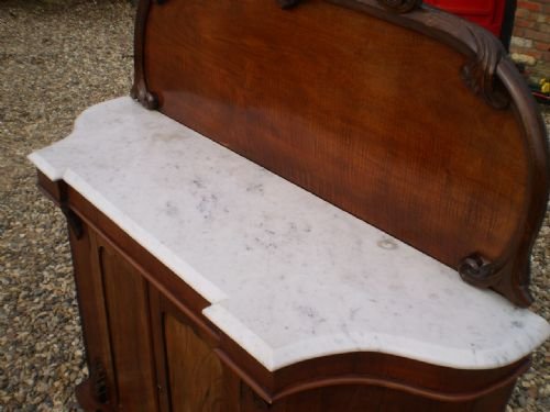 fig 3.
Sideboard Credenza Victorian Walnut and marble