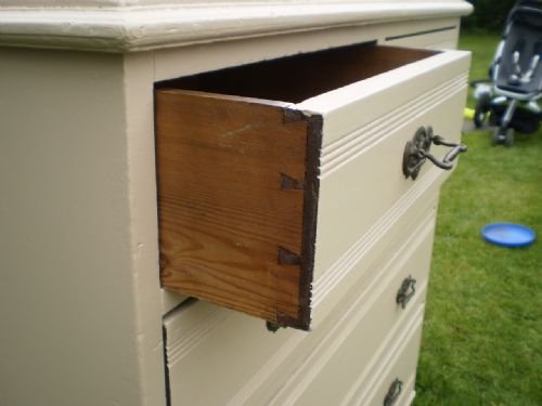 fig 4. Chest of drawers Victorian Pine Georgian stone