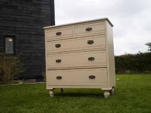 fig 2. Chest of drawers Victorian Pine Georgian stone