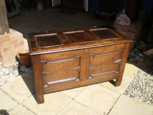 Coffer Charles II Oak C1680