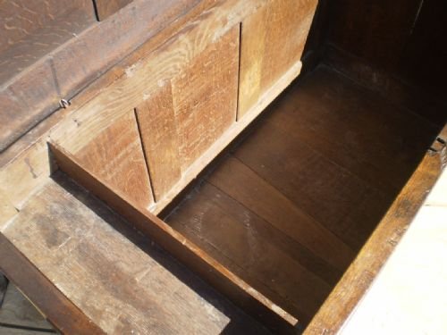 fig 3. Coffer Charles II Oak c1680