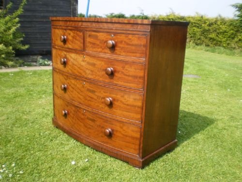 fig 2. Chest of drawers George IV Mahogany bowfront c1820
Please wait
Image not available
* Enlarge
Chest of drawers George IV Mahogany bowfront c1820