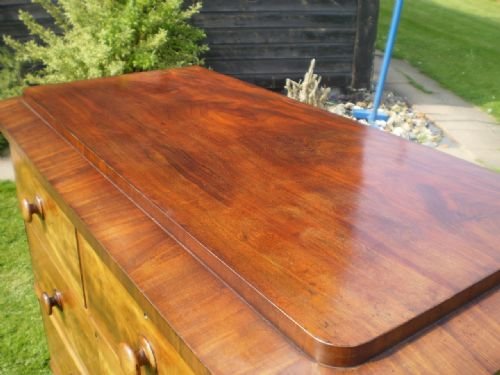 fig 3. Chest of drawers pair Victorian Mahogany fine quality