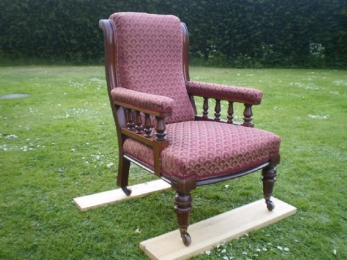 fig 1. Chair Victorian Mahogany armchair