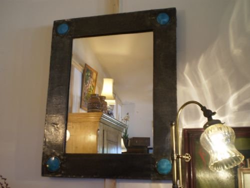 fig 1. Mirror Arts and Crafts pewter Knox Liberty Ruskin c1900