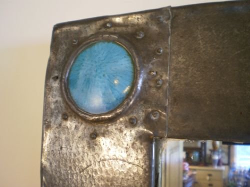 fig 2. Mirror Arts and Crafts pewter Knox Liberty Ruskin c1900
