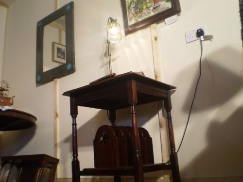 fig 2.
Table canterbury reading Victorian Mahogany c1890