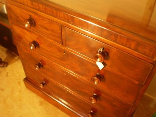 fig 1. Chest of drawers Victorian Mahogany secret drawer c1880