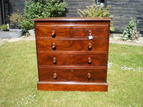 fig 2. Chest of drawers Victorian Mahogany secret drawer c1880