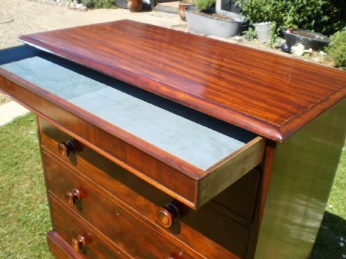 fig 3. Chest of drawers Victorian Mahogany secret drawer c1880