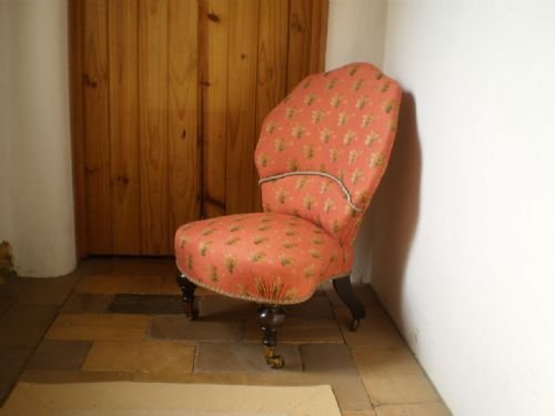 fig 3. Chair Victorian childs chair upholstered