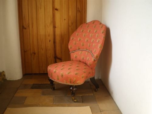 fig 2. Chair Victorian childs chair upholstered