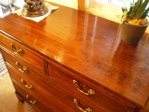 fig 1.
Chest of drawers George III Mahogany c1800