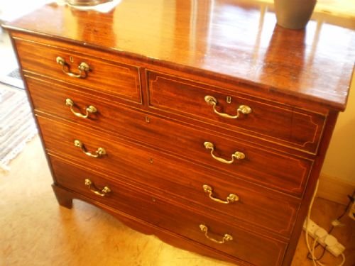 fig 3.
Chest of drawers George III Mahogany c1800