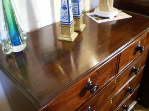 fig 1.
Chest of drawers George III Mahogany c1800