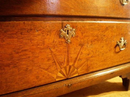 fig 2.
Chest of drawers chest on chest George I Oak c1715