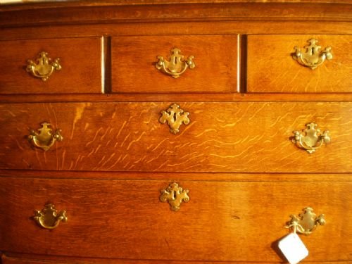 fig 3.
Chest of drawers chest on chest George I Oak c1715