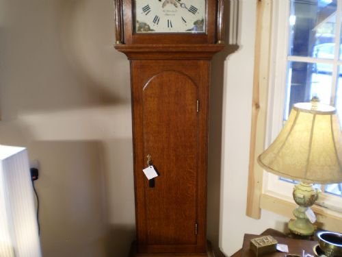 fig 3.
Clock Grandfather Longcase c1822 William Mitchell Norwich
