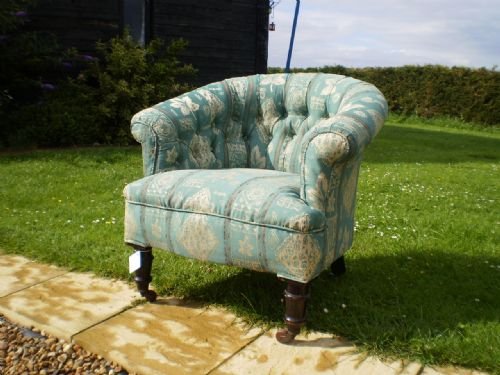 fig 3. Chair Victorian newly re-upholstered c1880
Cloverleaf Home Interiors £45 delivery retail quality