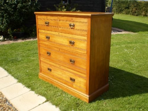 fig 2. Chest of drawers Arts and Crafts Walnut dated 1904
