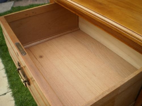 fig 3. Chest of drawers Arts and Crafts Walnut dated 1904
