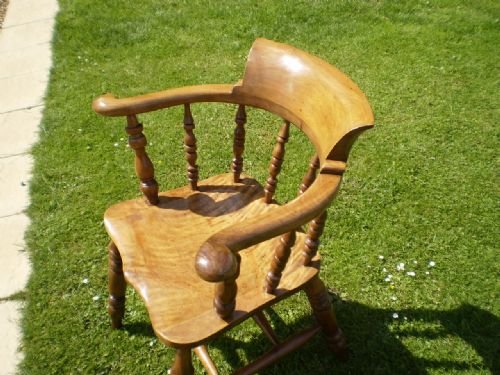 fig 3. Chair Victorian smokers bow rare Walnut c1860
Cloverleaf Home Interiors £45 delivery retail quality