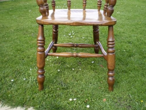 fig 4. Chair Victorian smokers bow rare Walnut c1860
Cloverleaf Home Interiors £45 delivery retail quality