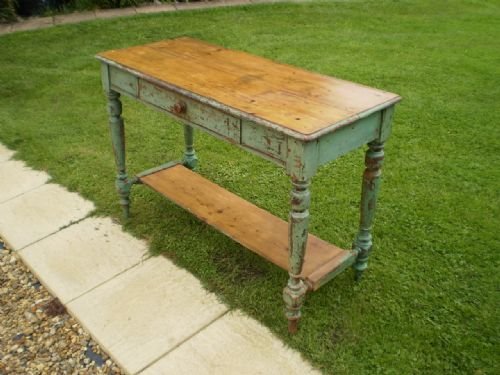fig 1. Table Pine early Victorian side server
Cloverleaf Home Interiors £45 delivery retail quality