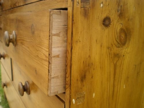 fig 3.
Chest of drawers Georgian Pine c1820