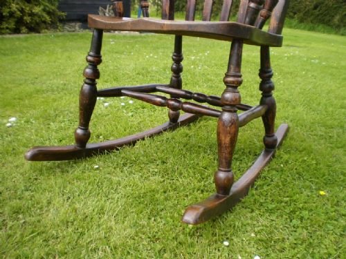 fig 1. Chair Victorian lathe back Grandfather rocking chair
Cloverleaf Home Interiors £45 delivery retail quality